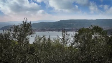 defne tepeden çekilen piran yakınındaki güzel panoramik çekim