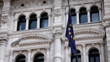 trieste önemli bir binanın dış cephe, yakın çekim