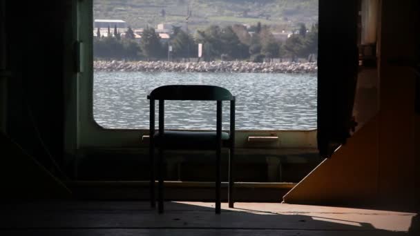 Toujours vue depuis la cabine du navire 