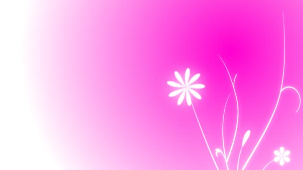 Floraux animés en croissance 