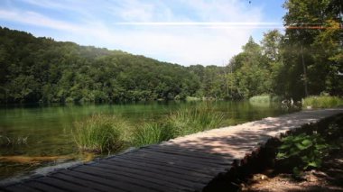 güzel manzara plitvice Milli Park ekledi Hafif parlama efekti