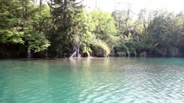 atış küçük bir şelale milli park plitvice-Hırvatistan