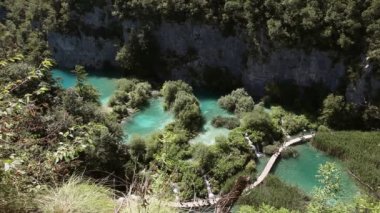 güzel manzara plitvice Milli Parkı içinde