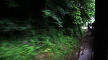 atış--dan hareket eden bir trenin peyzaj