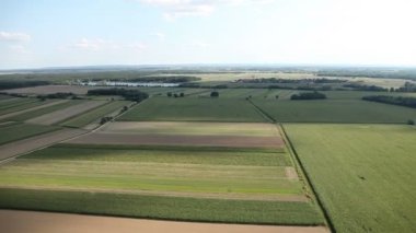 Panorama slayt temsil eden tepeler ve bazı evler ile doldurulur orta Vadisi Helikopter vuruldu.