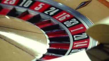 etrafında dönen rulet yakın çekim