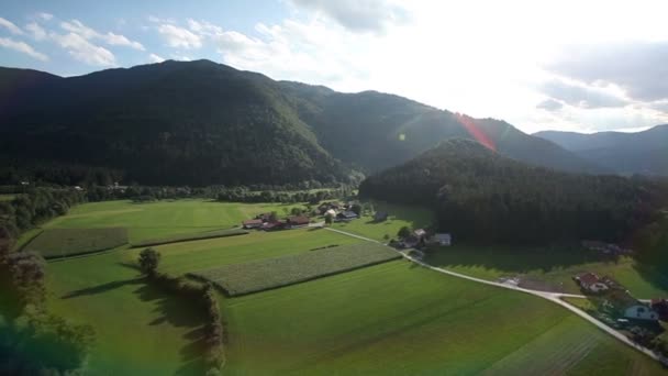 Vue d'un magnifique panorama de la nature — Video