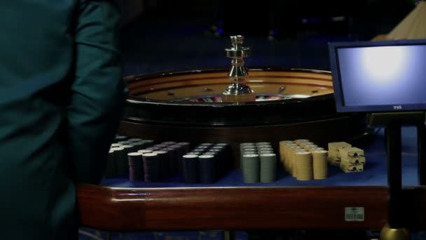 Roulette au casino — Video