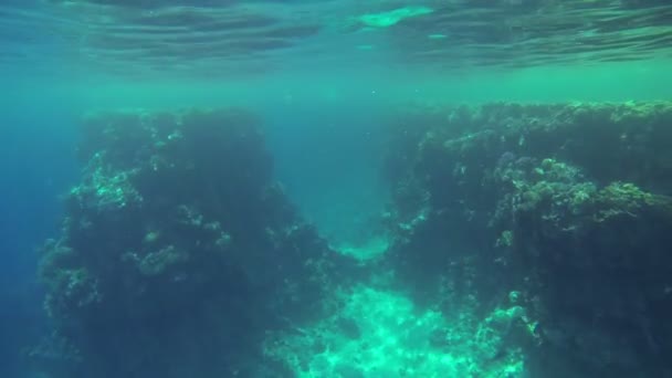 Mar azul profundo — Vídeo de Stock