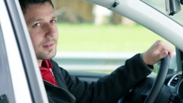 Man In Car Opening The Door To Someone