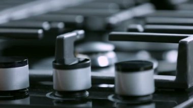 gaz cooktop tencere odak düğmeleri itibaren