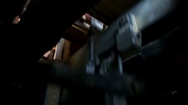 eski moda watermill güç kesme gördüm