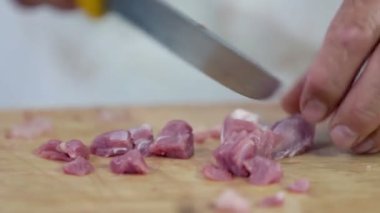 aşırı yakın kadar küçük kesme hindi eti keser