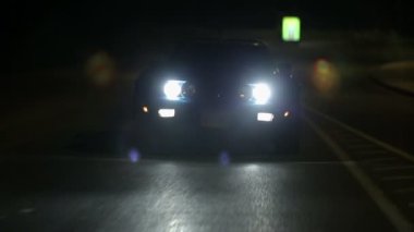 corvette beton yollarda gece sürüş
