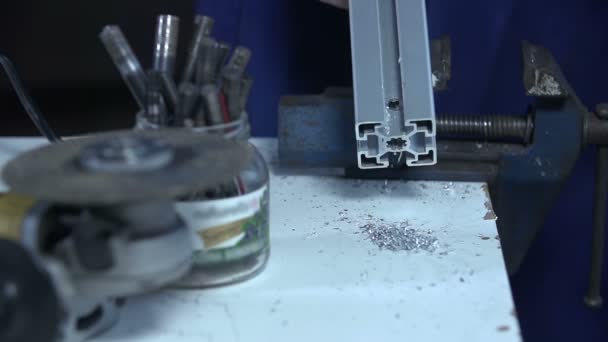 Rengöring irondust i slow motion — Stockvideo