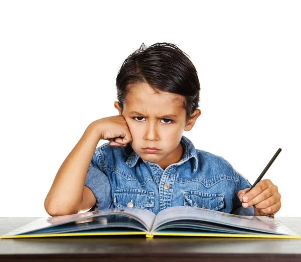 Hard homework — Stock Photo, Image