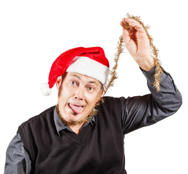 Grappige christmas mens — Stockfoto