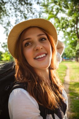 turist kız alma selfie