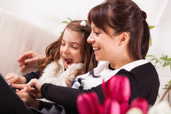 Girl and mother for Mother's day — Stock Photo, Image