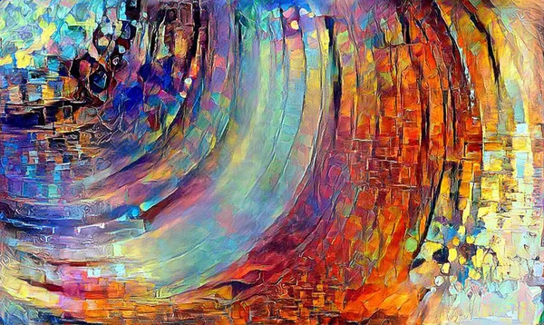 Fondo grunge abstracto con imitación pintura al óleo. Arte moderno — Foto de Stock