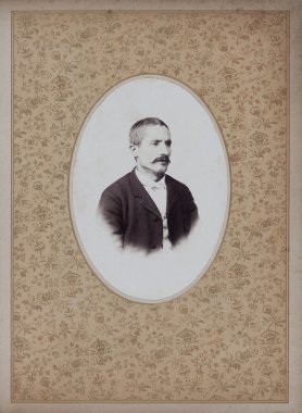 Portrait of nineteenth century clipart