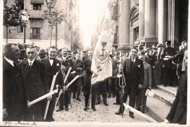 Kutsal hafta alayı. 1927