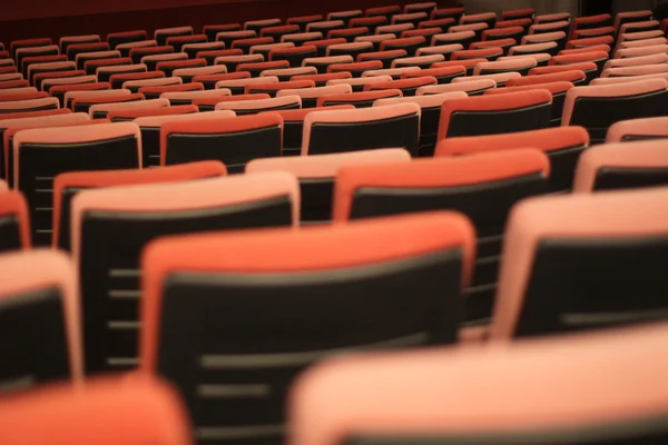 Sedadla v kině — Stock fotografie