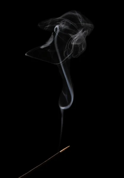 Den abstrakte figuren av røyken – stockfoto