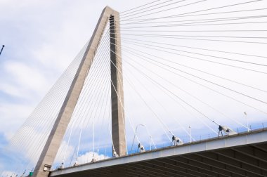 Arthur ravenel jr köprü charleston cooper Nehri üzerinde