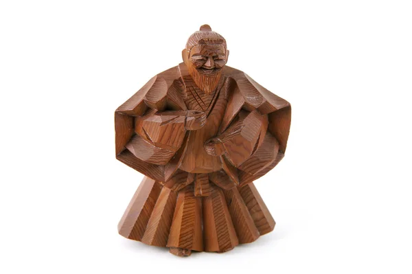 Wise Man Woodcarving — Stock Photo, Image