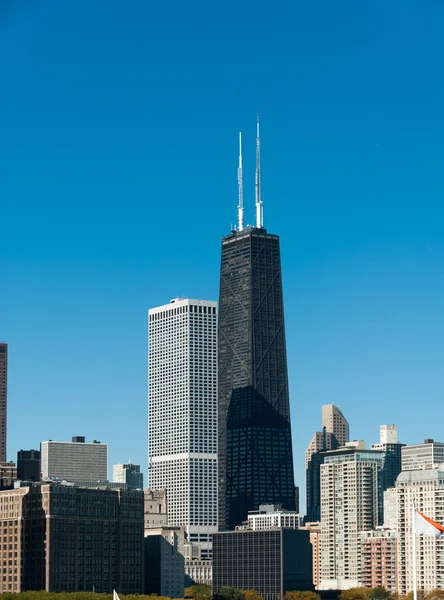 Hancock Building e Chicago Skyline — Foto Stock