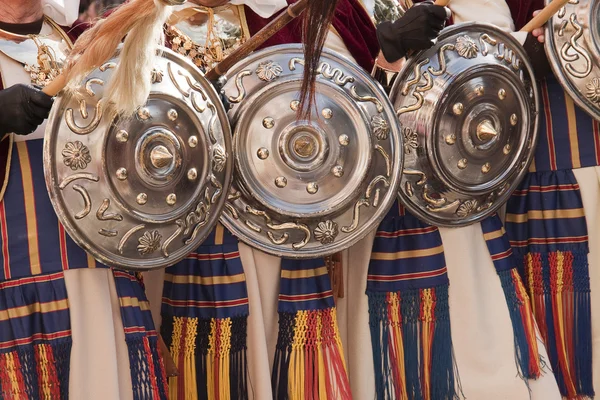 Moren en christenen festival alcoy, Spanje — Stockfoto