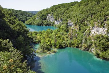 plitvice gölleri Milli Parkı, Hırvatistan güzel manzara
