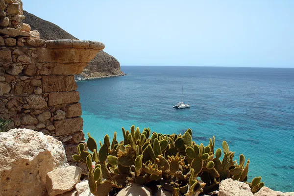 Mar Mediterraneo in Spagna, Almeria — Foto Stock