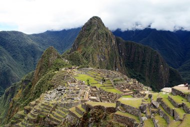 panoramik, Arkeolojik Sit machu picchu, cuzco, peru, s