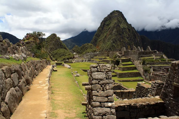 Görünüm Arkeolojik Sit machu picchu, cuzco, peru, yedi