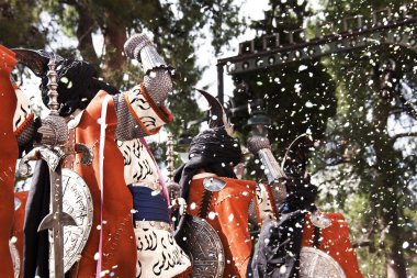 Moors and Christians festival Alcoy, Spain clipart