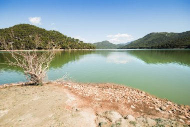 güzel göl görünümü peyzaj cazorla Milli Park, İspanya