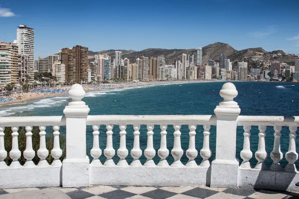 benidorm levante Beach c Akdeniz manzaralı balkon