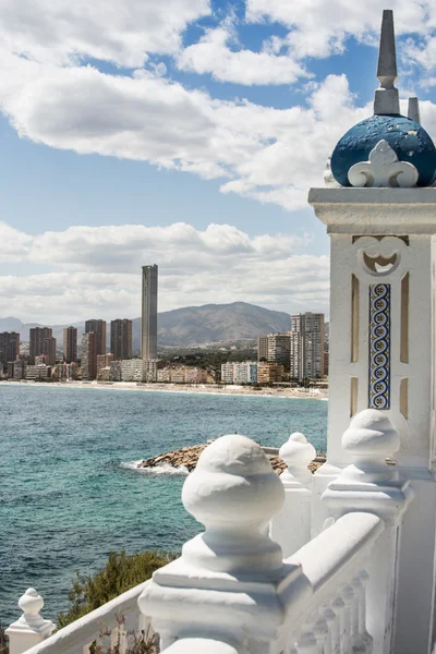 balkon plaja Benidorm'da, İspanya