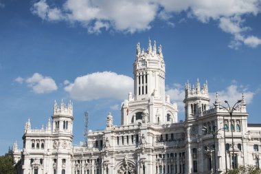 The City Hall of Madrid or the former Palace of Communications,  clipart