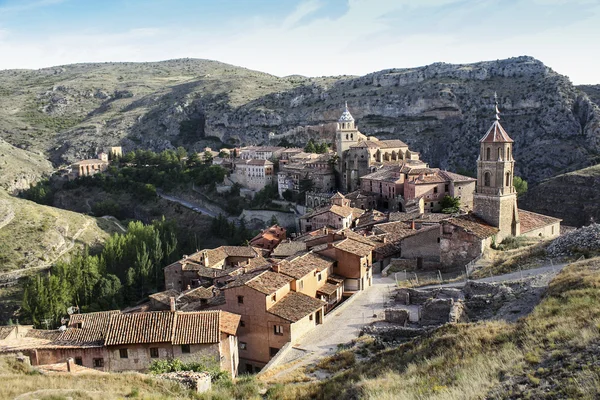 tipik İspanyol Köyü albarracin, aragon, İspanya