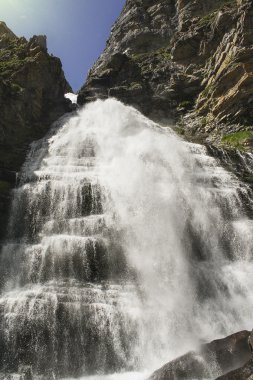 Cola de caballo düşmek, ordesa Milli Parkı, pyrenees (İspanya)