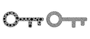 Anahtar Simgesi - Covid-2019 Biyolojik Tehlike Virüsü Simgeleri