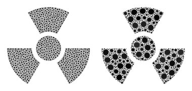 Radyoaktivite Simgesi - Covid-2019 Biyolojik Tehlike Elementleri Kolajı