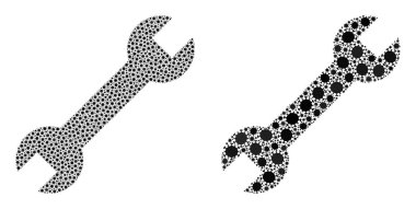 Spanner Simgesi - Covid Virüs Biyolojik Tehlike Ürünlerinin Biyolojisi