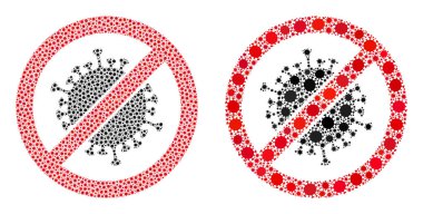 Coronavirus Simgesini Durdur - Covid Biyolojik Tehlike Elementlerinin Biyolojisi