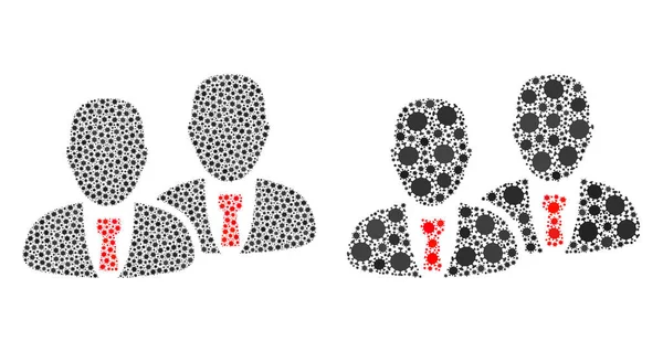 Yöneticiler Simgesi - Covid Biyolojik Tehlike Enfeksiyonu Simgelerinin Bileşimi