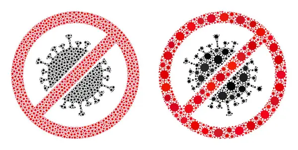 Coronavirus Simgesini Durdur - Covid Biyolojik Tehlike Elementlerinin Biyolojisi