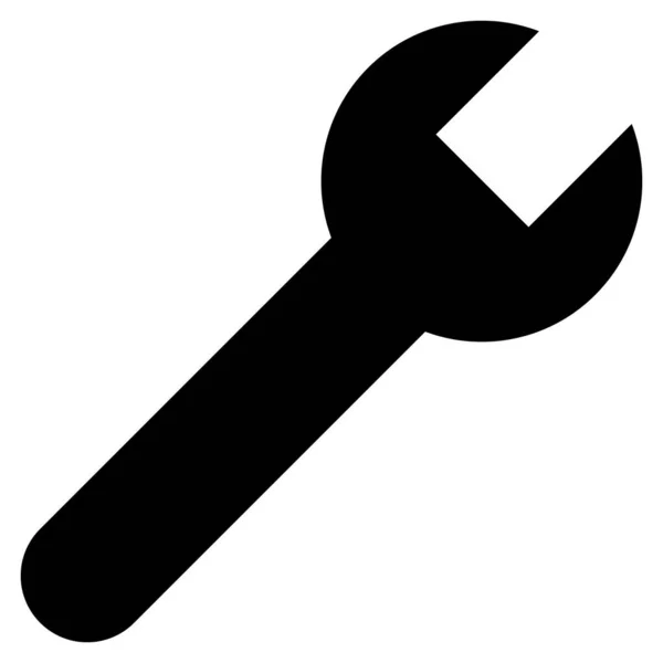 Symbol ploché ikony klíče — Stock fotografie